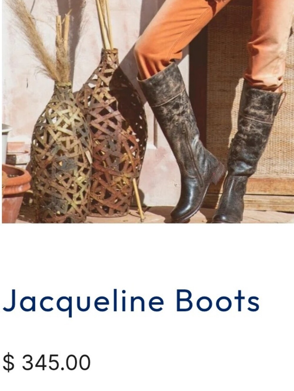 BED|STU Distressed Tall Leather Riding Boots - Black-Brown Highlights-Jacqueline